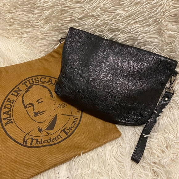 Italian learher wristlet - buttery soft - Picture 1 of 3